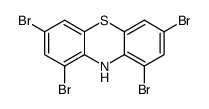 1,3,7,9-tetrabromo-10H-phenothiazine Structure