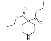 diethyl piperidine-4,4-dicarboxylate结构式