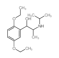 Benzenemethanol,2,5-diethoxy-a-[1-[(1-methylethyl)amino]ethyl]- structure