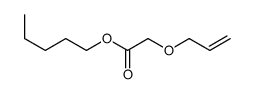 pentyl 2-prop-2-enoxyacetate结构式