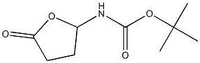 tert-butyl N-(5-oxooxolan-2-yl)carbamate Structure