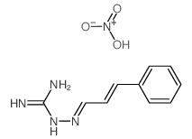2-(cinnamylideneamino)guanidine; dihydroxy-oxo-azanium Structure