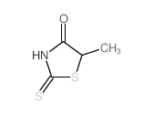 5-methyl-2-sulfanylidene-thiazolidin-4-one structure