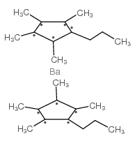 barium(2+),1,2,5,5-tetramethyl-3-propylcyclopenta-1,3-diene Structure