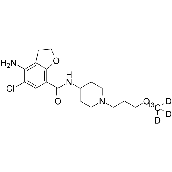 Prucalopride-13C,d3结构式