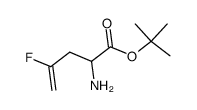 tert-butyl 2-amino-4-fluoropent-4-enoate结构式