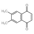 1,4-Naphthalenedione,6,7-dimethyl- structure