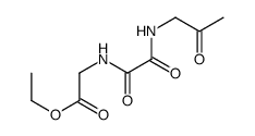 Ethyl N-{oxo[(2-oxopropyl)amino]acetyl}glycinate结构式