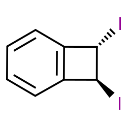 trans-1,2-Diiodo-1,2-dihydrobenzocyclobutene结构式