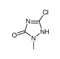 5-chloro-2-methyl-2,4-dihydro-3H-1,2,4-triazol-3-one(SALTDATA: FREE)结构式