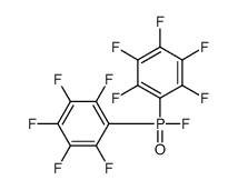 Bis(pentafluorophenyl)fluorophosphine oxide结构式