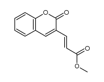 methyl (E)-3-(2-oxo-2H-chromen-3-yl)acrylate Structure