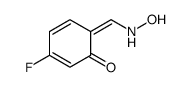 3-fluoro-6-[(hydroxyamino)methylidene]cyclohexa-2,4-dien-1-one Structure