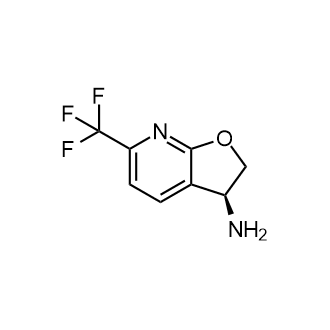 (S)-6-(Trifluoromethyl)-2,3-dihydrofuro[2,3-b]pyridin-3-amine Structure