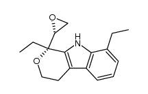 (1S,1'R)-1,8-diethyl-1-oxiran-2-yl-1,3,4,9-tetrahydropyrano[3,4-b]indole结构式