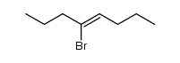(Z)-4-Bromo-4-octene结构式