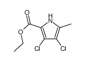 ethyl 3,4-dichloro-5-methyl-1H-pyrrole-2-carboxylate Structure