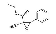 2-cyano-3-phenyl-oxiranecarboxylic acid ethyl ester Structure