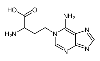 1-(3'-amino-3'-carboxypropyl)adenine Structure