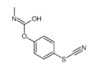 (4-thiocyanatophenyl) N-methylcarbamate结构式