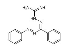 N-Carbamimidoyl-3,N'''-diphenyl-formazan结构式