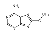 9H-Purin-6-amine,8-methoxy- structure