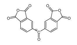 5-(1,3-dioxo-2-benzofuran-5-carbonyl)-2-benzofuran-1,3-dione结构式