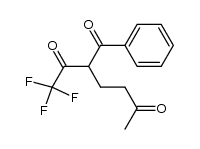 1-phenyl-2-trifluoroacetyl-1,5-hexanedione结构式