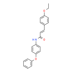 3-(4-ETHOXYPHENYL)-N-(4-PHENOXYPHENYL)ACRYLAMIDE structure