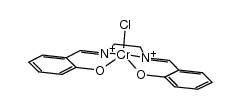 [Cr(N,N'-bis(salicylidene(-2H))ethylenediamine)]Cl Structure