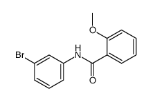 N-(3-bromophenyl)-2-methoxybenzamide结构式