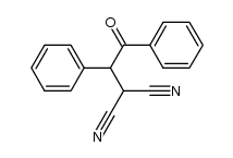 2-cyano-3-benzoyl-3-phenylpropionitrile结构式