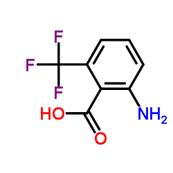 2-Amino-6-(trifluoromethyl)benzoic acid Structure