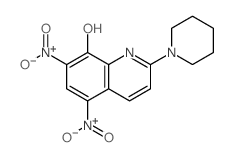 8-Quinolinol,5,7-dinitro-2-(1-piperidinyl)- picture