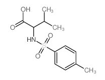Valine,N-[(4-methylphenyl)sulfonyl]- Structure