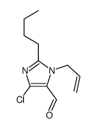 2-butyl-5-chloro-3-prop-2-enylimidazole-4-carbaldehyde结构式