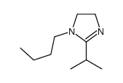 (9ci)-1-丁基-4,5-二氢-2-(1-甲基乙基)-1H-咪唑结构式