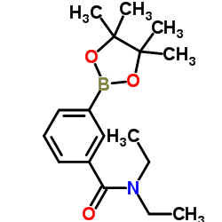 3-(N,N-Diethylaminocarbonyl)phenylboronic acid pinacol ester Structure