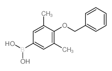 4-BENZYLOXY-3,5-DIMETHYLPHENYLBORONIC ACID structure