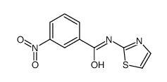 Benzamide, 3-nitro-N-2-thiazolyl- (9CI)结构式