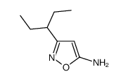 5-Isoxazolamine,3-(1-ethylpropyl)-(9CI)结构式