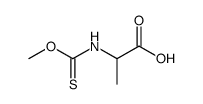 Alanine, N-(methoxythioxomethyl)- (9CI) structure