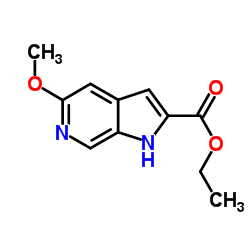 ETHYL 5-METHOXY-1H-PYRROLO[2, 3-C]PYRIDINE-2-CARBOXYLATE picture