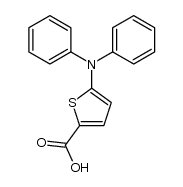 2-(diphenylamino)thiophene-5-carboxylic acid结构式