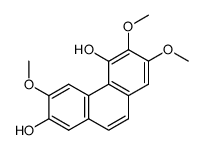 4,7-dihydroxy-2,3,6-trimethoxyphenanthrene Structure