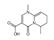 4,6,7,8-Tetrahydro-1,6-dimethyl-4-oxo-1H-pyrido[1,2-a]pyrimidine-3-carboxylic acid结构式