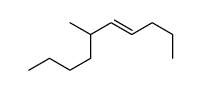 (4E)-6-Methyl-4-decene结构式