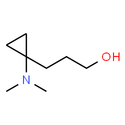 Cyclopropanepropanol, 1-(dimethylamino)- (9CI) structure