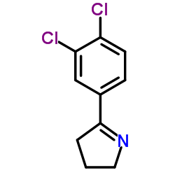5-(3,4-Dichlorophenyl)-3,4-dihydro-2H-pyrrole结构式