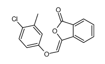 3-[(4-chloro-3-methylphenoxy)methylidene]-2-benzofuran-1-one结构式